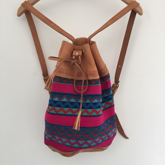 Handbags - Leather Backpack from Guatemala